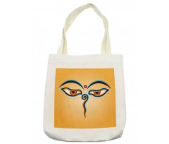 Ancient Figure with Eyes Tote Bag