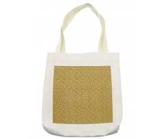 Doodle Dots Nuts Pattern Tote Bag