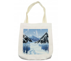 Snowy Highlands Tote Bag