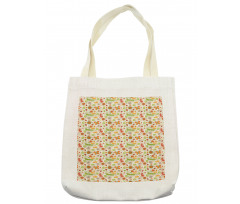 Jolly Cartoon Ant Flower Tote Bag