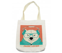 Music Lover Animal Tote Bag