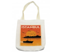 Vintage Cityscape Tote Bag