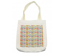 Childish Drawing Food Tote Bag