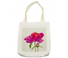 Flower and Vibrant Petals Tote Bag