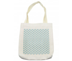 Nursery Theme Doodle Cloud Tote Bag