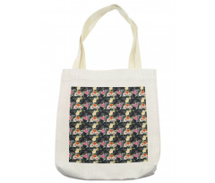 Cocktails Hibiscus Zebra Tote Bag