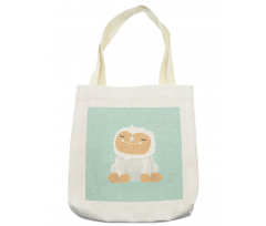 Graphic Happy Yeti Tote Bag