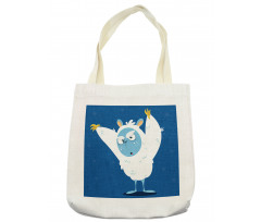 Wild Scary Yeti Costume Tote Bag