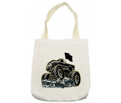 Rubber Tyre Car Tote Bag