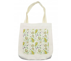 Fresh Salad Ingredients Tote Bag