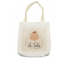 Cartoon Crying Baby Tote Bag