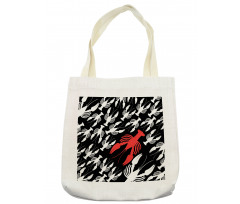 Silhouette Ocean Fauna Tote Bag