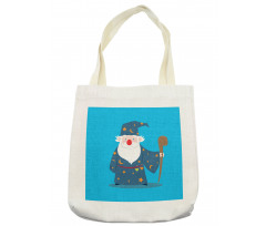 Old Man with Magic Staff Tote Bag