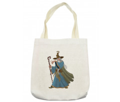 Strong Medieval Sorcerer Tote Bag