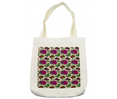 Vintage Blossoms Artwork Tote Bag