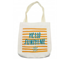 Words Stripes Tote Bag