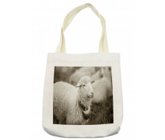 Fluffy Wooly Sheep Herd Tote Bag