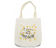 Hearts and Words Tote Bag