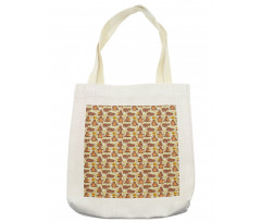 Wild Bear Eating Honey Tote Bag