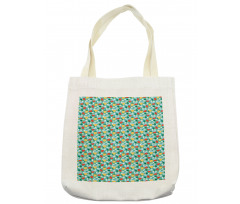 Doodle Fruit Pattern Tote Bag