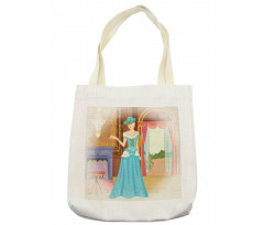 Victorian Royal Woman Tote Bag