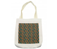 Baroque Style Blossoms Tote Bag