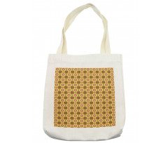 Abstract Floral Damask Tote Bag