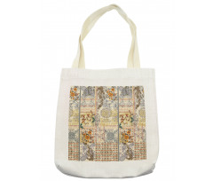 Ethnic Floral Composition Tote Bag