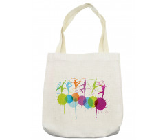 Ribbon Dance Pattern Tote Bag