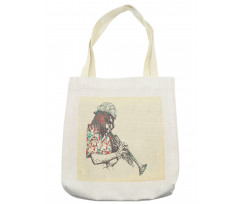 Hand Drawn Player Tote Bag