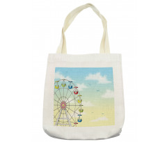 Colorful Cars Sky Tote Bag