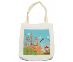 Flat Art Colorful Tote Bag