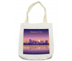 Downtown Cityscape Tote Bag