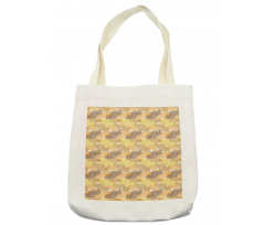 Silhouette Colorful Tote Bag