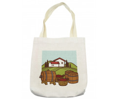 Retro Vineyard Harvest Tote Bag