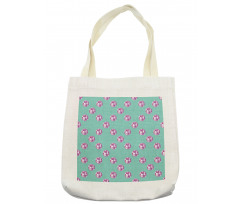 Realistic Gem Pattern Tote Bag