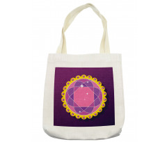 Abstract Round Gem Tote Bag