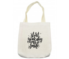 Positive Thoughts Sign Tote Bag