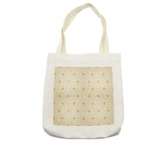 Tiny Flowers Curves Tote Bag