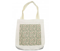 Tangled Stems and Lilies Tote Bag