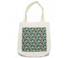 Polygonal Art Different Breeds Tote Bag