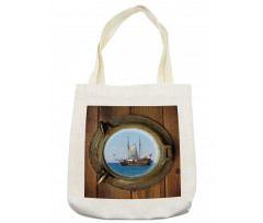 Ship Window with Cruise Tote Bag