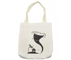 Hurricane and Little House Tote Bag