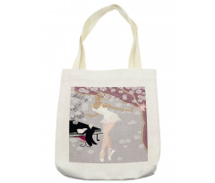 Old Ballroom and Pianist Tote Bag