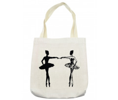 Dancers in Classic Dresses Tote Bag