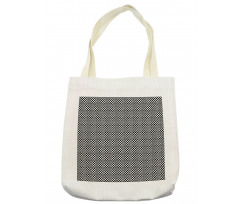 Checkered Abstract Style Tote Bag