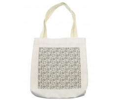 Sketch Art Laboratory Objects Tote Bag