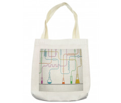 Beakers with Solution and Tubes Tote Bag