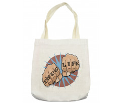 Punching Fists Comic Book Tote Bag