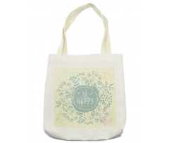 Doodle Wreath Color Stains Tote Bag